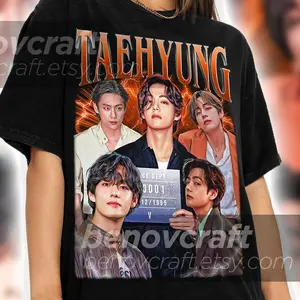 [Sale Up To 30% + Freeship] Vintage Taehyung Kpop Tee V26, Vintage Graphic Shirt, Come Back Shirt, Unisex Kpop Shirt, Kpop Merch