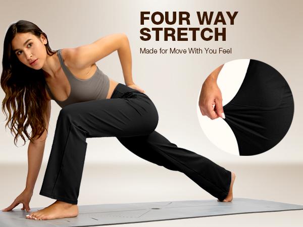 G Gradual Women's Yoga Pants Wide Leg with Pockets High Waist Stretchable Loose Casual Lounge Sweatpants Petite/Regular/Tall SpringStatements