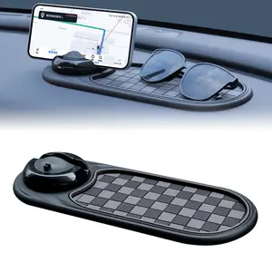 【Centralized Storage】Center Console Storage Mat - Multifunctional with Phone Slot & Tray- Declutter Your Car's Dashboard- Anti-Slip Car Interior Organizer,CarOrganization ,Declutter ,CarInterior