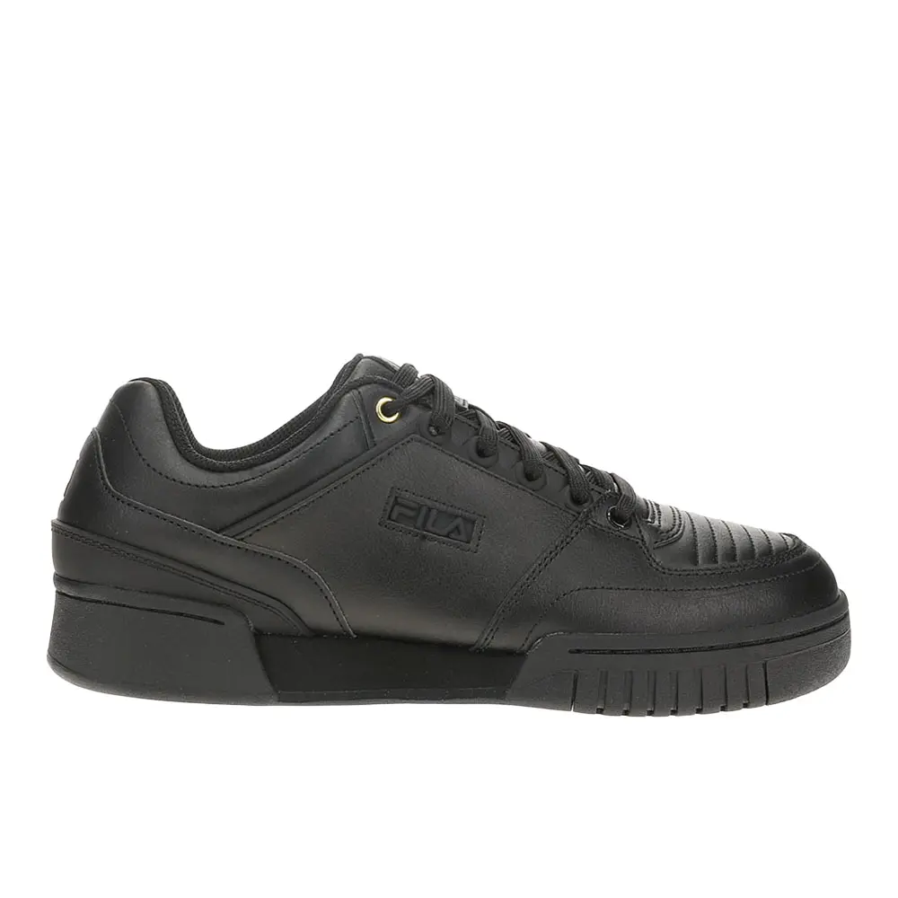 Fila Mens Targa Nt Perforated Lace Up Sneakers Shoes Casual - Black