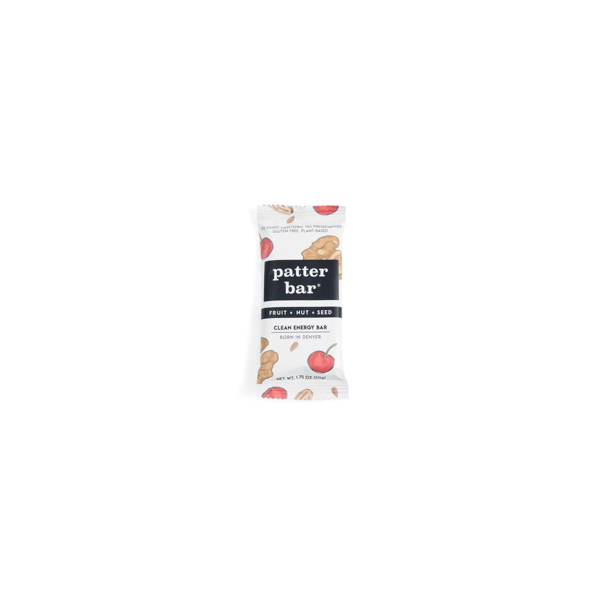 Patterbar Fruit Nut Seed 100% Whole Food Energy Bar