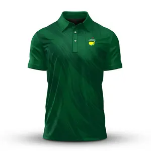Style Masters Green Painting 2026 Golf Graphic Polo Shirt Performance Short Sleeve Fan-Made