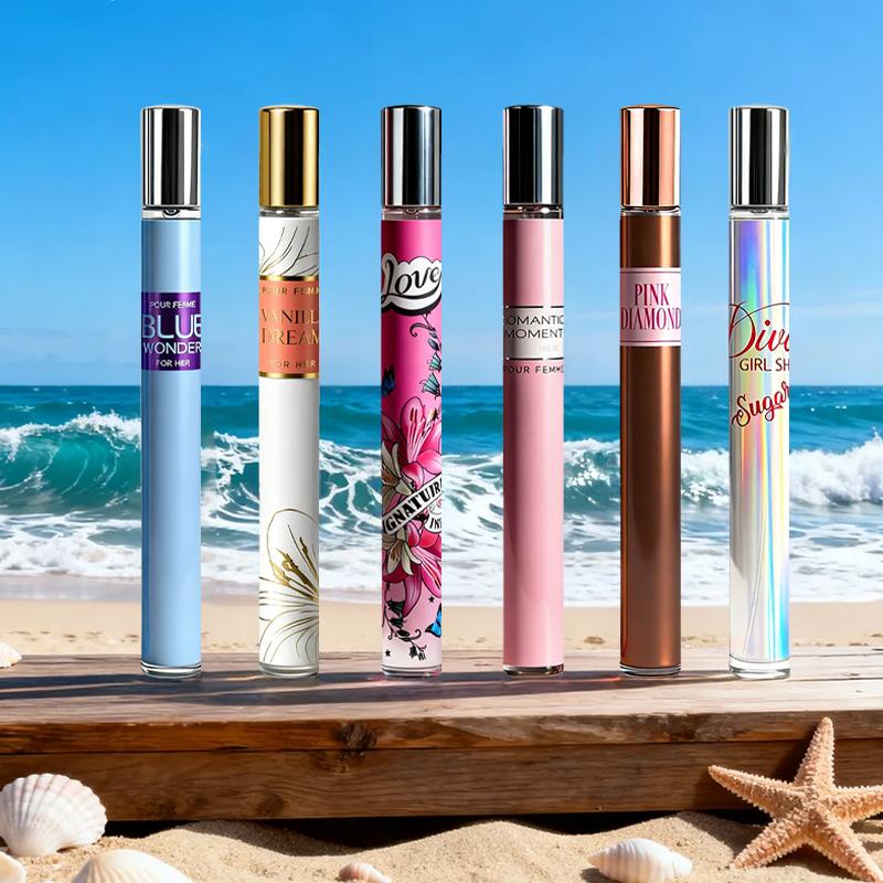 6-Piece Set Women's Eau De Parfuma Fragrance Spray, Travel Size Perfume, Long-Lasting , 6 Different Scents, Perfect For Dating, Daily Life, Parties,Gift Giving, 1.18 fl oz/35 ml Each Bottle