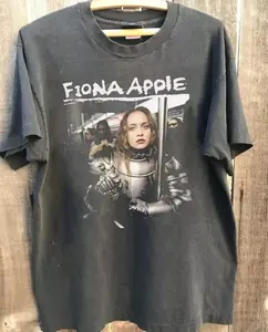 Fiona Apple Shirt, Fiona Apple Retro Style Charcoal T-Shirt Unisex S-5XL