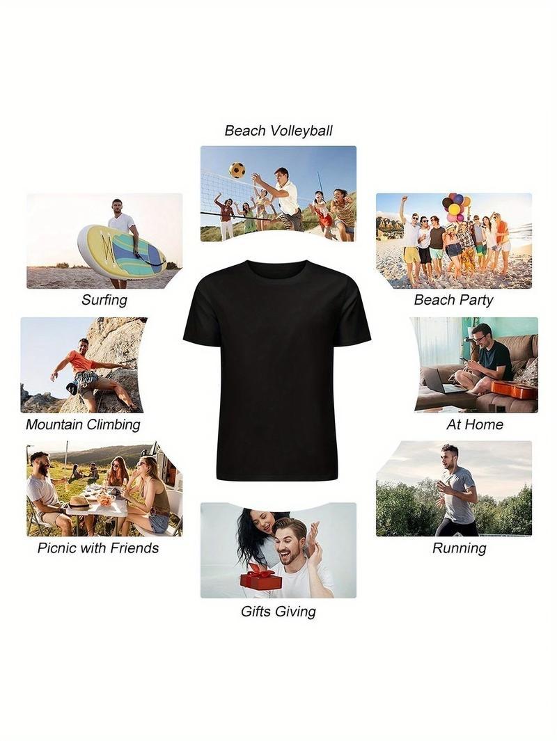 Father's Day Gift Awesome Like My Daughters Mom Dad Mother's Day Father's Day T-Shirt Graphic Graphic Tees Crewneck Menswear