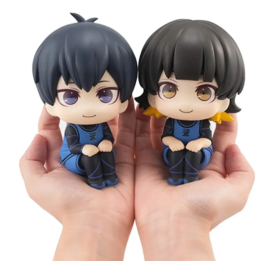 In Stock 10cm Blue Lock Anime Figure Look Up Isagi Yoichi/Nagi Seishiro Action Figure Bachira Meguru Collection Model Doll Toys