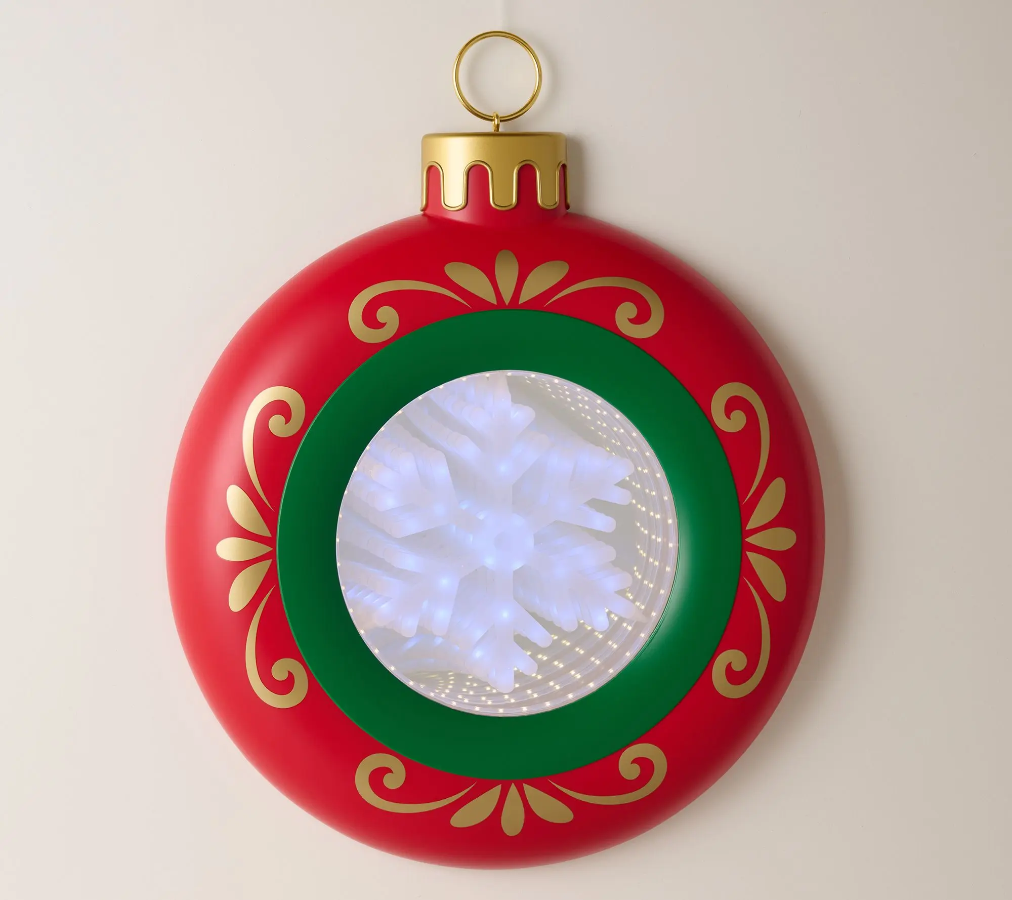 Kringle Express 20" Blowmold Ornament with LED Snowflake