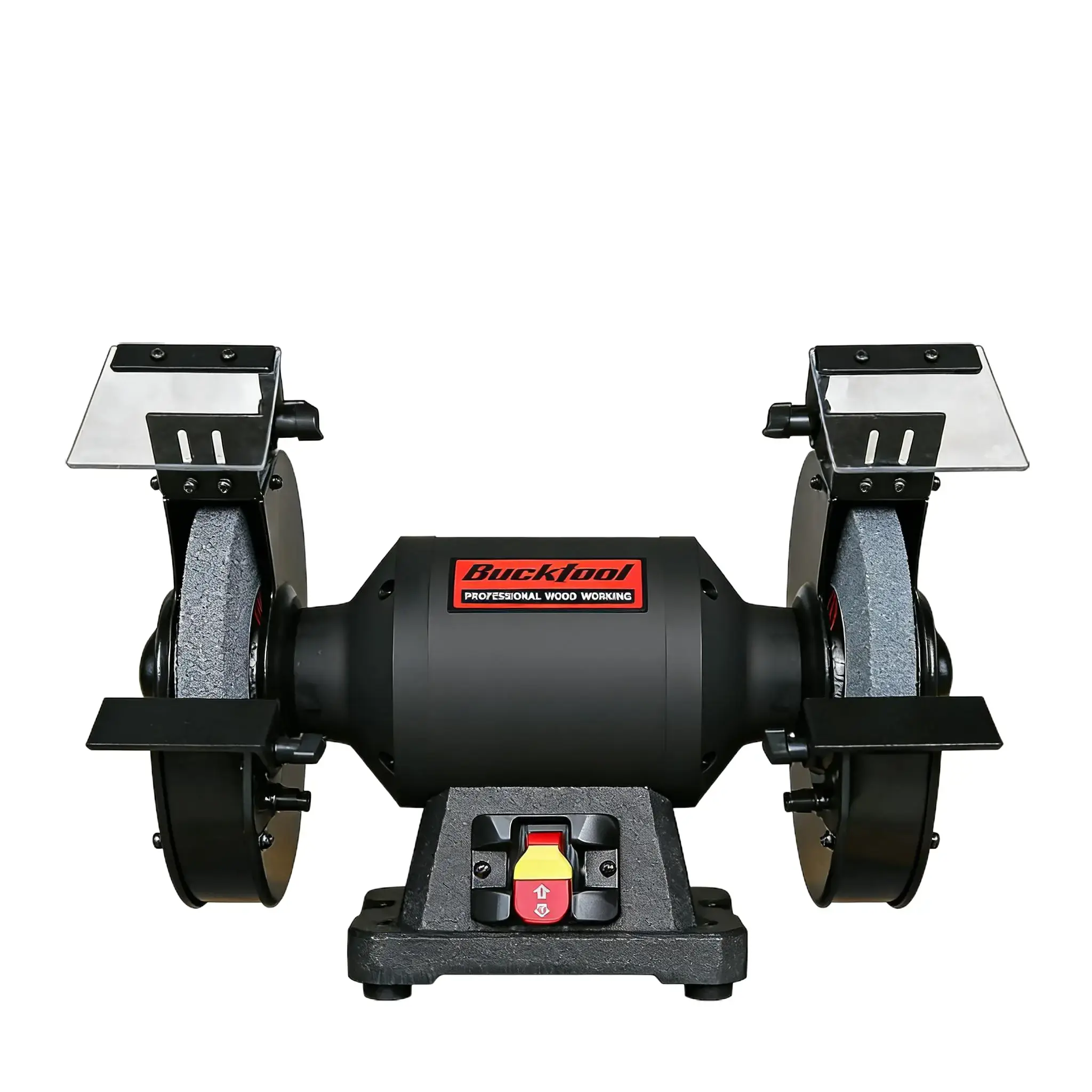 BUCKTOOL 1.5HP 10 Inch Low Speed Bench Grinder, 1750 RPM Table Grinder with 13A Motor, High Precision Wobble-free Wheel Grinder, TDS-250
