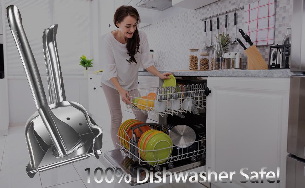 Real Stainless Steel Lemon Squeezer Citrus Juicer Hand Press Heavy Duty Manual Squeeze Juice Extractor Maker Orange Lime Grapefruit Presser