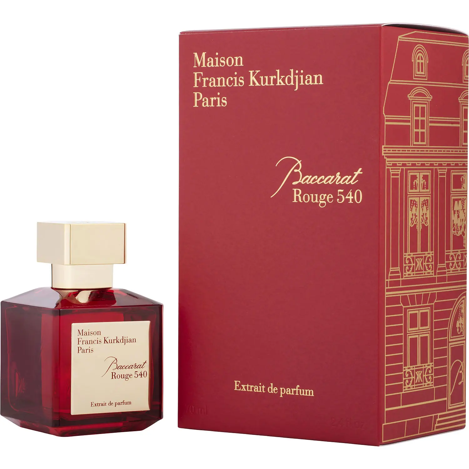 Maison Francis Kurkdjian Baccarat Rouge 540 By Maison Francis Extrait De Parfum For Unisex