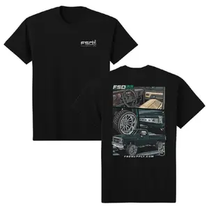 FSD23 DieSeI Truck Performance Shirt – Dodge Truck Build Graphic T-Shirt Double Sided for Truck Enthusiasts, shirts men.