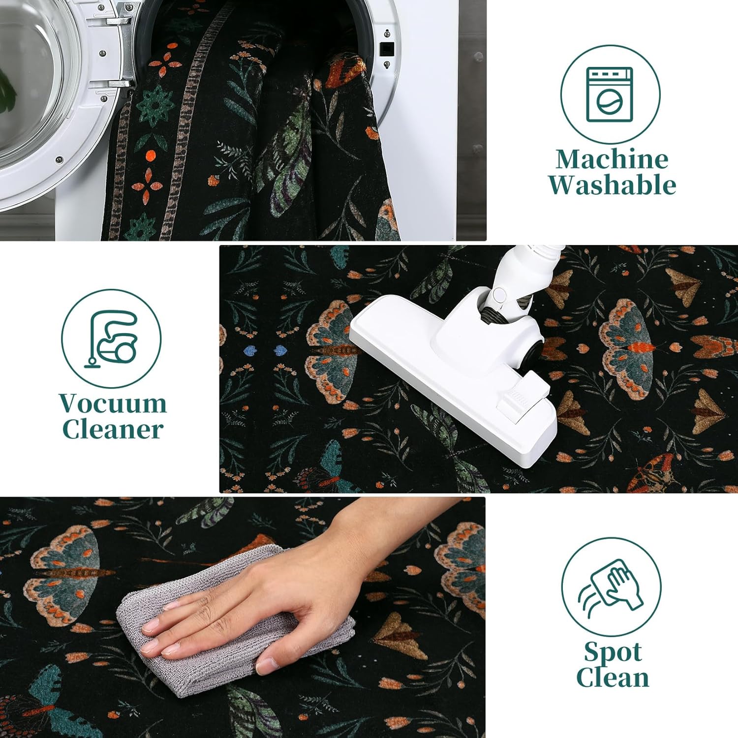 Insect Washable Soft Area Rugs for Living Room Bedroom Ultra-Thin Non Slip Dining Room Stain Resistant Rug Large Carpet for Office Nursery Bedroom Insect Washable Soft Area Rugs for Living Room Bedroom Ultra-Thin Non Slip Dining Room Stain Resistant Rug Large Carpet for Office Nursery Bedroom