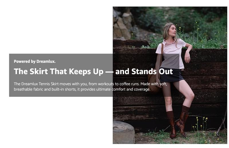 Colorfulkoala Women's Dreamlux High Waisted Tennis Skirts with Built-in Shorts & Pockets, Lycra, Premium Stretch Fabric, Suitable for All Seasons Activewear Outdoor