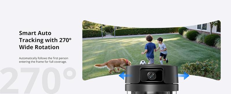 Outdoor Porch Light Camera, 4K Wi-Fi Security Cam with AI Human Detection, Pan & Tilt, Dusk to Dawn, 2-Way Audio, Cloud/SD Storage, Wall Lantern Sconce Camera for Porch, Garage, Patio, Doorway