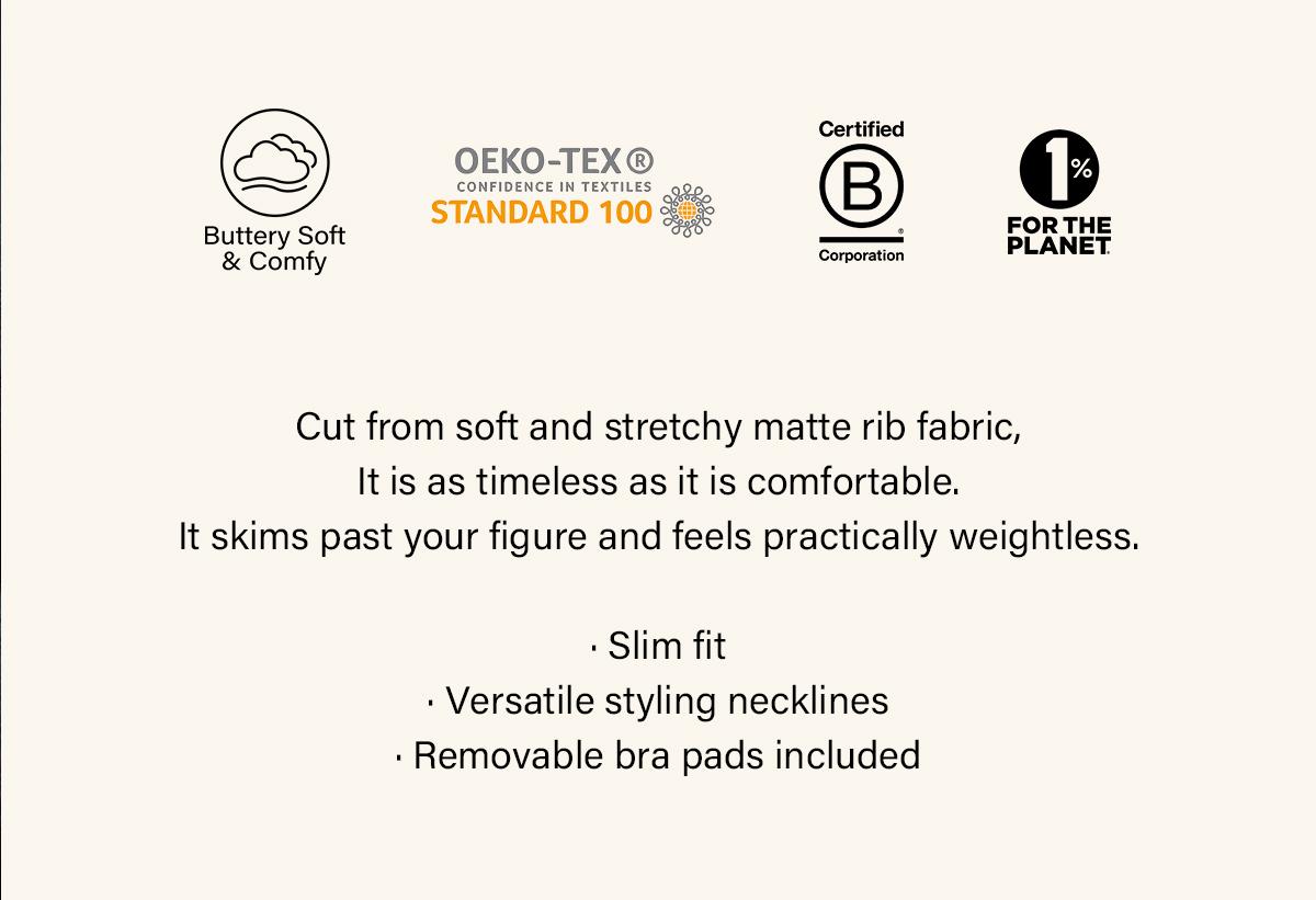 OGL Multi-wear Versatile Necklines Brami Top Womenswear Midnight Navy Basic Minimalist Shirts Women Summer Tshirt Short Built-in-Bra Spring Streetwear Casual  valentine's day outfit SpringStatements