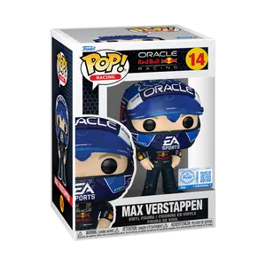 Funko POP Racing: Oracle Red Bull Racing - Max Verstappen (USA Helmet) w/ vRare Pop Protector Included