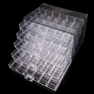Nail Art Display Art Box Nail Decoration Jewelry 120Grids 5 layer