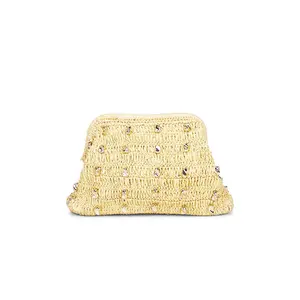BTB Los Angeles Galia Clutch in Natural