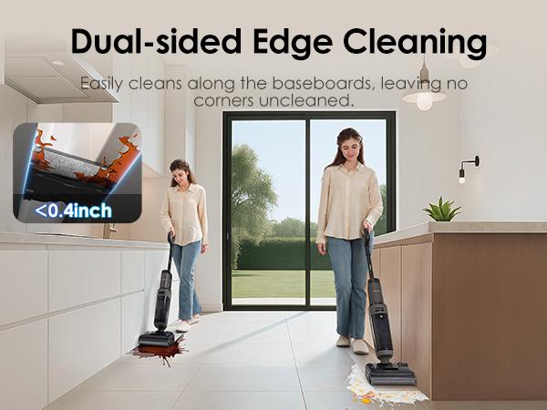 Tineco FLOOR ONE i6 Stretch Wet Dry Vacuum Cleaner,Vacuum & Mop in One Step,20kPa Powerful Suction,180° Lay-flat Design,Anti-Tangle Design,Full-path Self-cleaning&5min Drying with 85℃(185℉) Air,Up to 40* minutes Runtime,Upgraded Pouch Cell Tineco FLOOR ONE i6 Stretch Wet Dry Vacuum Cleaner,Vacuum & Mop in One Step,20kPa Powerful Suction,180° Lay-flat Design,Anti-Tangle Design,Full-path Self-cleaning&5min Drying with 85℃(185℉) Air,Up to 40* minutes Runtime,Upgraded Pouch Cell