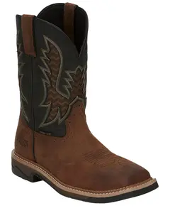 Justin Men's Stampede Bolt Pull On Western Work Boot Nano Composite Toe - Se4113