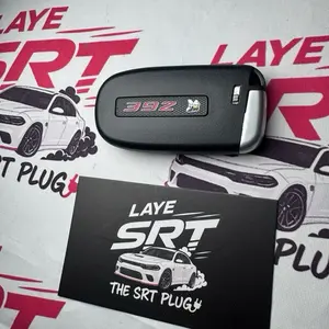 Black 392  Key Fob - OEM Replacement for Dodge Charger, Challenger or 300 scat pack Daytona T/A with 3D 392 Logo