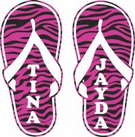 Pink & Black Zebra Print