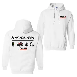 Plan For Today Tractor Hoodie | Funny Farmer Hoodie | Tractor Lover Gift | Farming Hoodie | Coffee Tractor Beer Repeat Sweatshirt