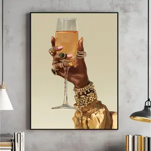 Black Woman Wall Art, Trendy Black Girl, Black Woman Painting, Black Poster, Black Woman Print, Black Girl, Black Artwork