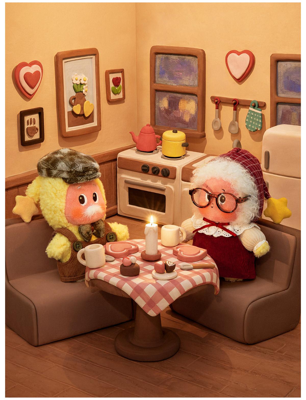 POP MART Twinkle Twinkle Crush On You Series-Plush Pendant Blind Box, Collectible Toys