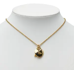 Pre-owned Valentino 1 Small Leather Goods necklace GZ