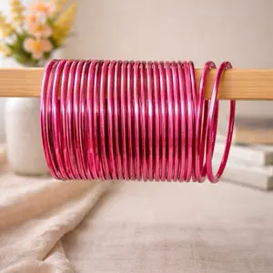 Fuchsia Hot Pink Bangles