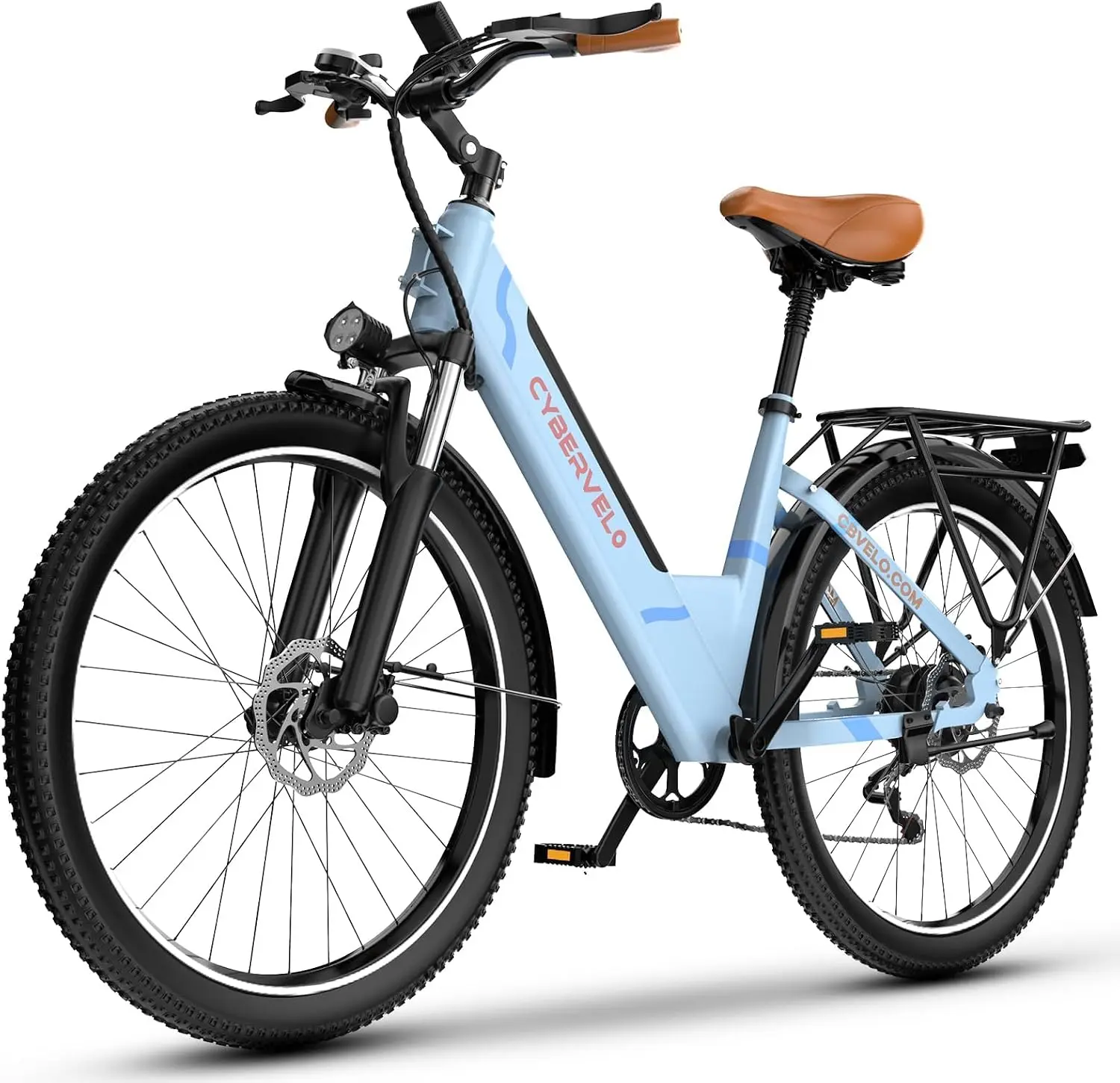 FEWUFGWYorkE 26“ Electric Bike for Adult,1000W Peak, up 80 Miles Removable Battery Ebike,Adult Electric Bicycles for All Terrain,Men Women E Bike, 7-Speed