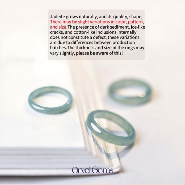 Natural Skinny Jade Ring | Green Jade Ring US Size 3–13 | Minimalist Stacking Ring | Boho Gift for Her | Polished Finish | Calm Balance & Natural Elegance