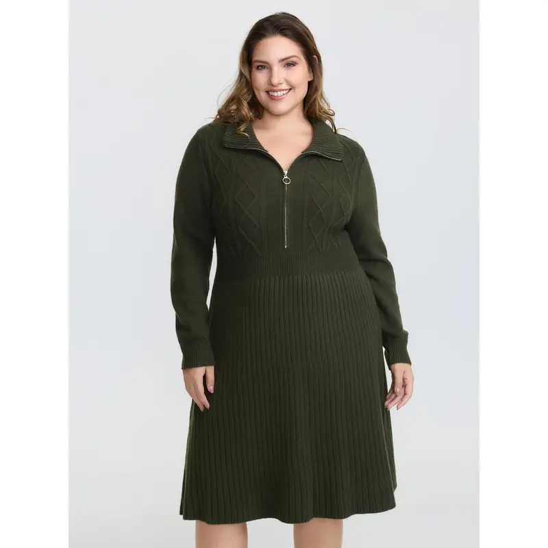 midi dress outfit with sweater - TikTok Shop