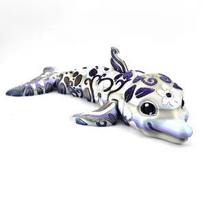 Prospect 3D - Okoboji Dolphin - Articulated 3D Printed Figurine - Sea Turtle Shores Collection