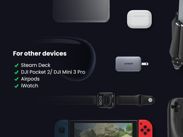 UGREEN Nexode 65W GaN USB C Wall Charger, 3-Port Compact Foldable Fast Charger Power Adapter for iPhone 17/16/15 Series, Galaxy S25/S24, Pixel 10/9, MacBook Pro/Air, Dell XPS, iPad Pro (Black),TikTokShopJumpstartSale