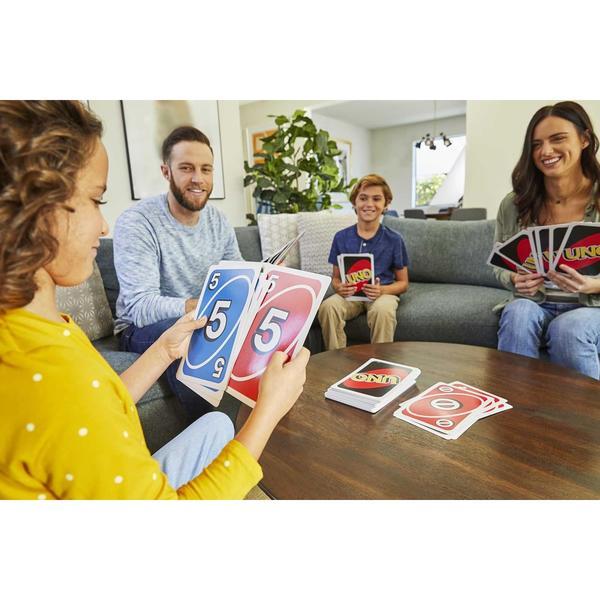 Giant UNO Card Game – Large Deck Family Card Game for Kids & Adults, Color-Blind Accessible & Customizable