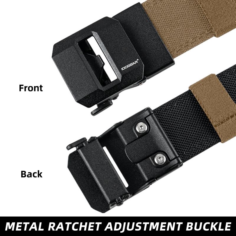 IDOGEAR Men's EDC 1.5" Ratchet Nylon Belt for Various Trouser Styles CCW Belts 3430 SpringStatements