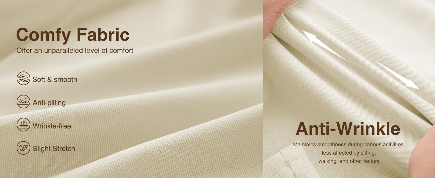 Arach&Cloz Women's Wrinkle-Free Pleated Business Wide Leg Pants Spring 2026