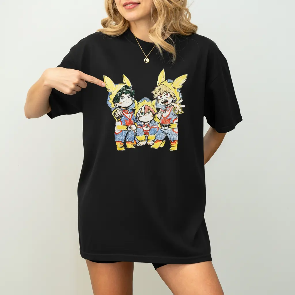 Bakugo Izuku Todoroki MHA Tee, MHA Unisex Shirt, Trending Anime Tee, Gift For Fans, For Men, For Women
