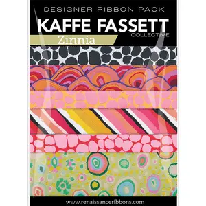 Zinnia Designer Pack Kaffe Fassett DESIGNER Ribbon PACK Renaissance Ribbons