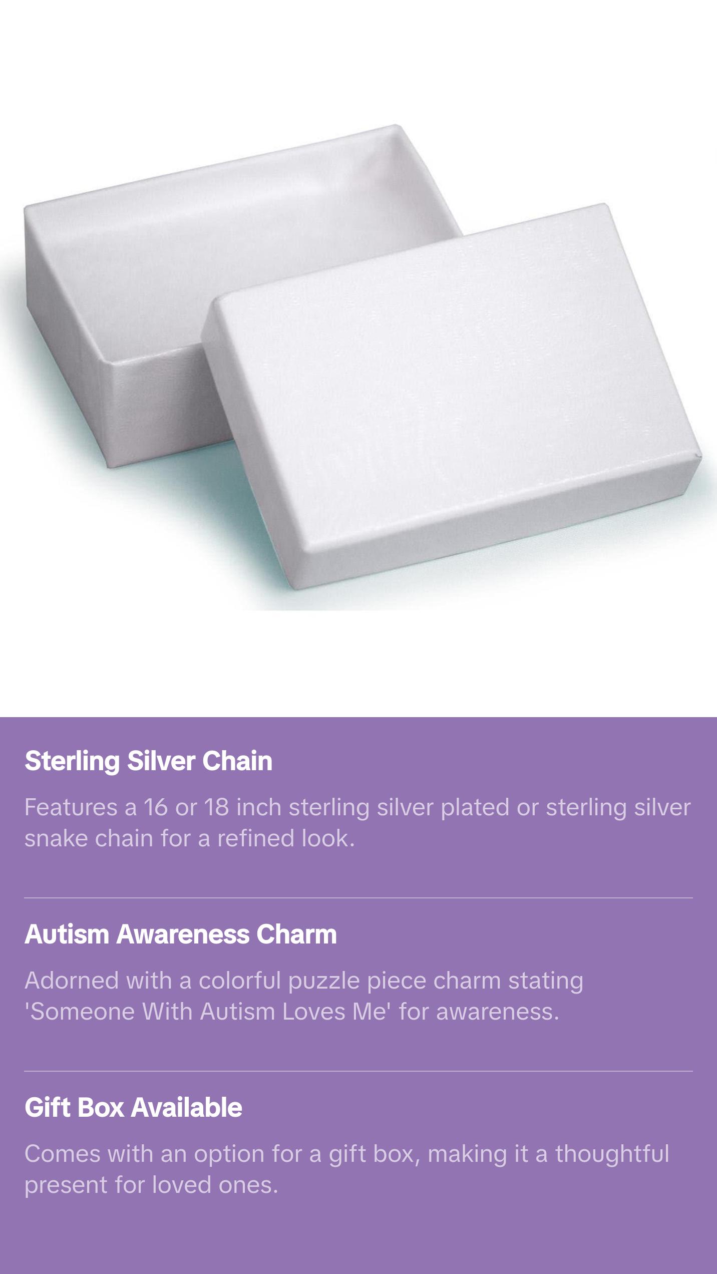 Someone With Autism Loves Me Necklace