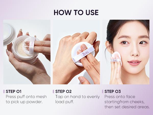 2CHILL Aqua Setting Powder – Korean Skincare Makeup, Lightweight Matte Finish Translucent Face Powder, Oil Control & Long-Lasting, Hydrating, Cosmetic