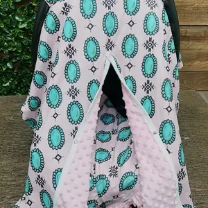 Painted petal car seat cover