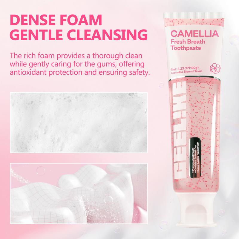 CEELIKE 4 Colors Toothpaste | Deeply Cleans Teeth, Provides Long-Lasting Freshness, Gently Cares for Oral Health