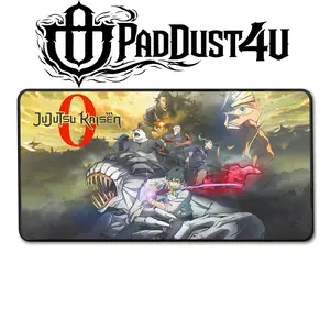 PadDust4U Jujutsu Kaisen 0 Anime Mouse Pad 40x20 Inches Non-Slip Base Premium Desk Mat for Productivity Gaming Smooth Surface Protection