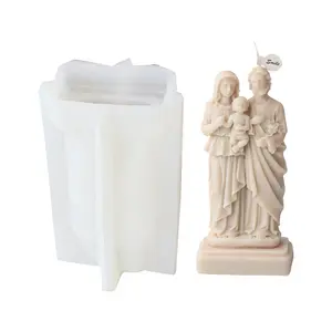 Jesuses Silicone Candle Mould DIY Aromatherapy Candle Mold Soap Resin Mould