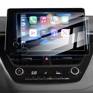 Canvcle 2 Pack Screen Protector for 2023-2025 Toyota Corolla/Corolla Cross & RAV4 8-Inch Touchscreen Tempered Glass Anti-Glare Fingerprint-Resistant Navigation Protective Film