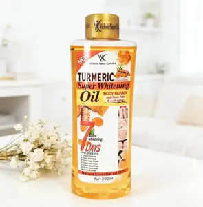 Turmeric Oil Super White 200ml | Intensive Body Repair & Anti-Dark Spot Skincare Oil for Radiant Even Skin