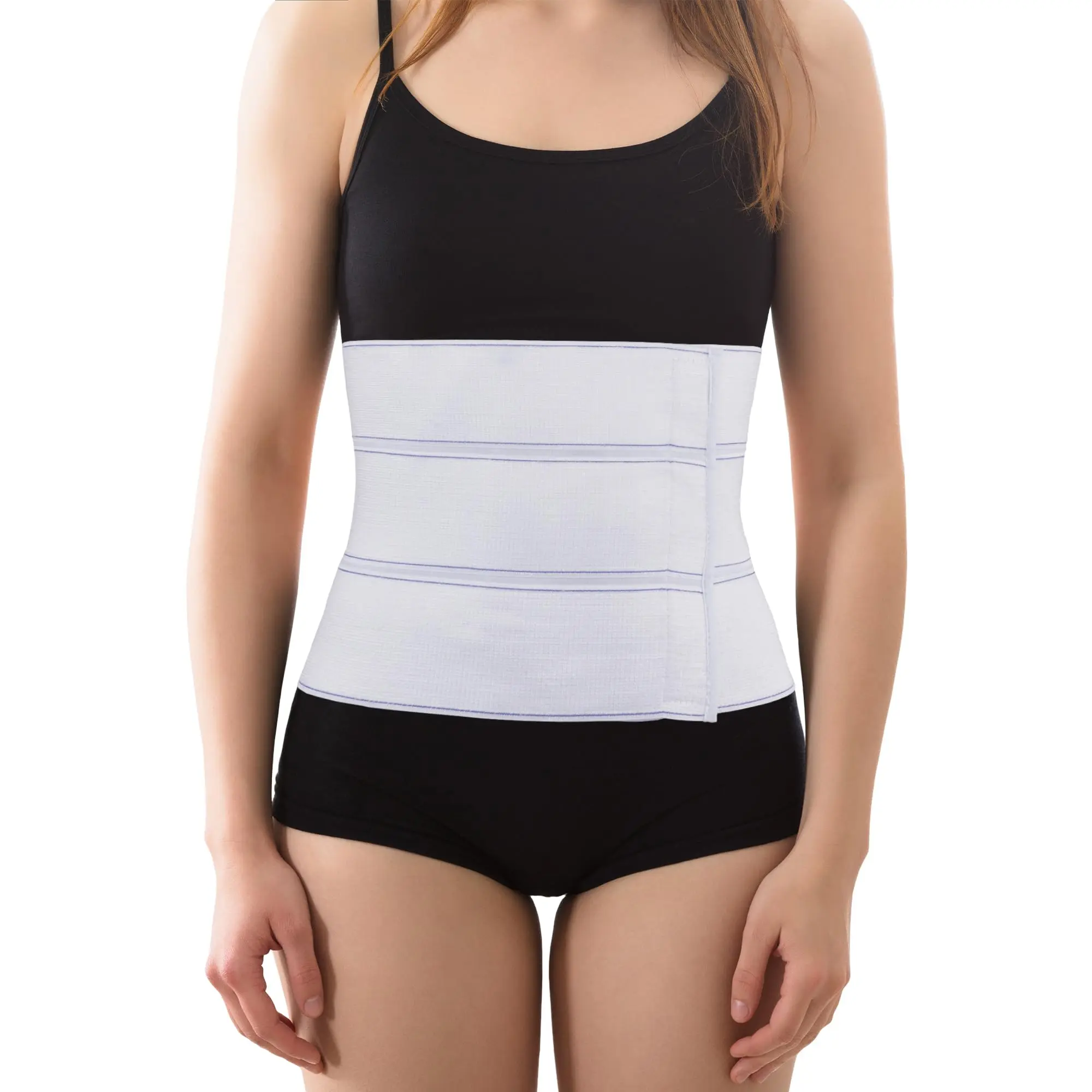 Abdominal Binder for Men & Women, Postpartum Post-operative Post-surgery 9" Wide